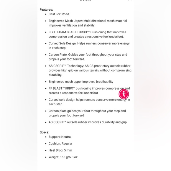 Asics Women’s Running Shoe - Picture 11 of 11